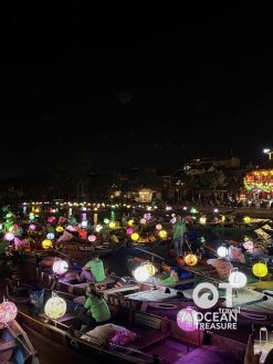 Alternative view of Tour Hội An phố cổ, thả đèn và rừng dừa thuyền thúng