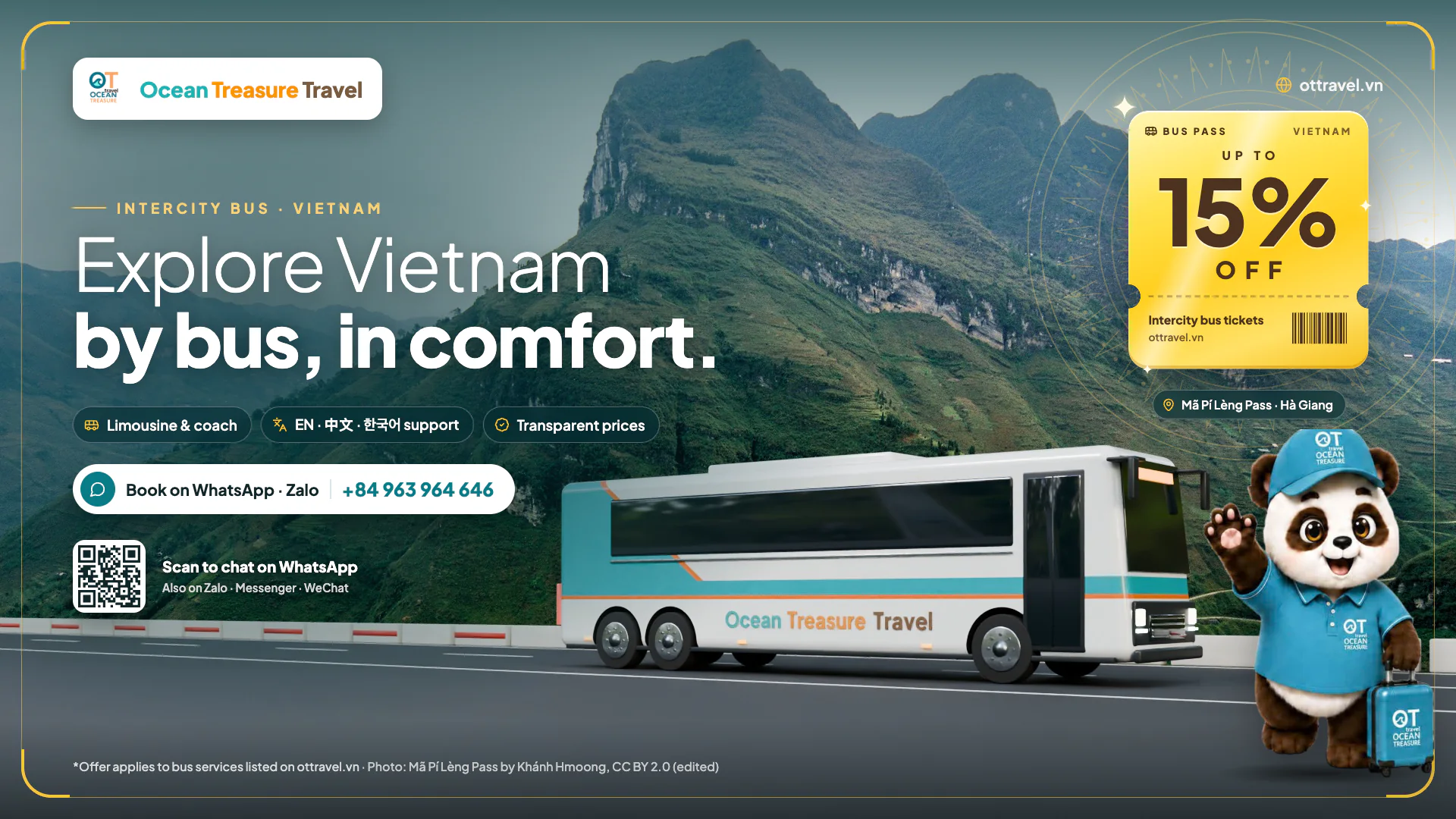 Explore Vietnam by bus, in comfort — up to 15% off intercity bus tickets | OT Travel