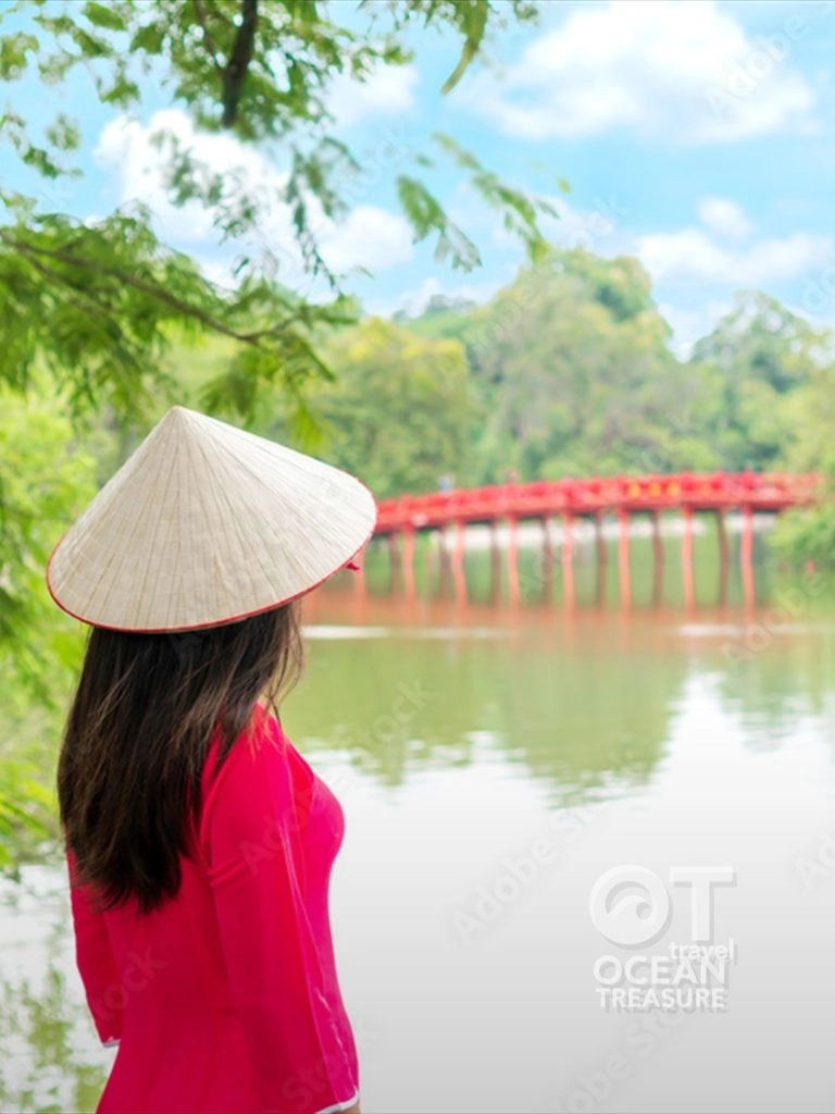 Dịch vụ chụp ảnh áo dài Hà Nội tại Hồ Gươm và phố cổ
