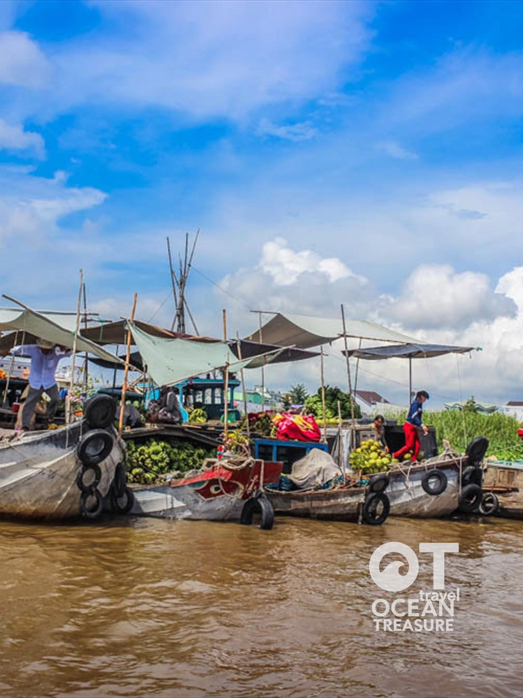 Cần Thơ chợ nổi Cái Răng và miệt vườn buổi sáng