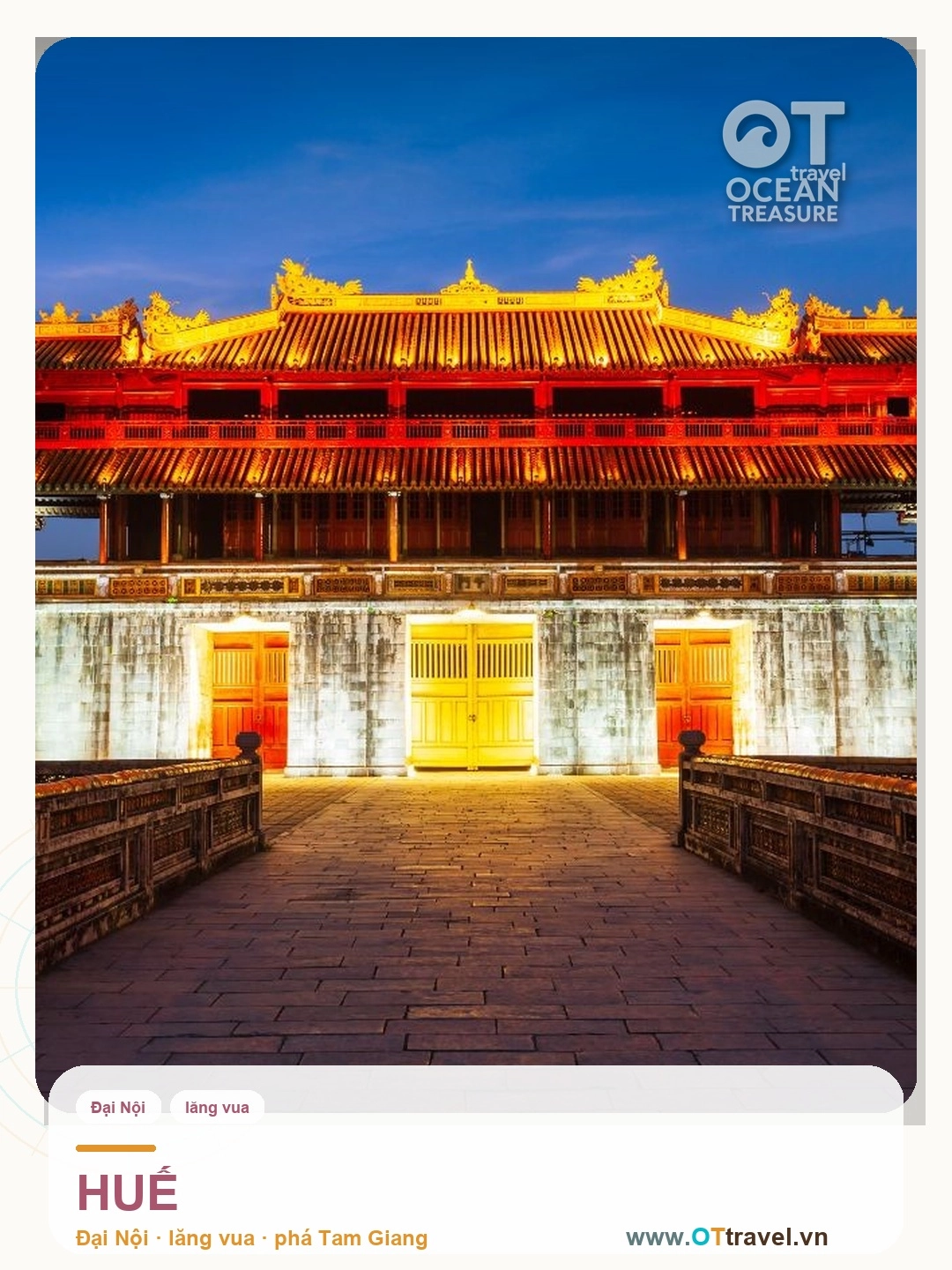 Huế Đại Nội, lăng vua và phá Tam Giang 1 ngày