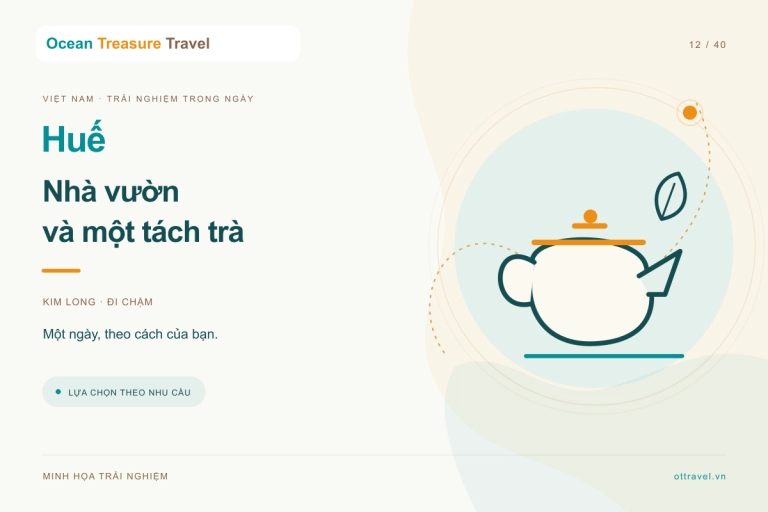 Huế: nhà vườn Kim Long và thưởng trà theo nhịp chậm
