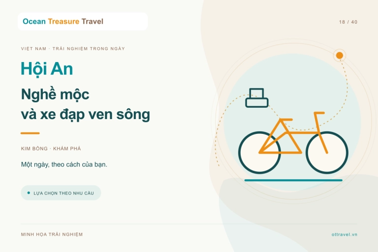 Hội An: làng mộc Kim Bồng và vòng xe đạp ven sông