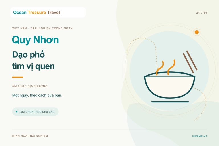 Hình minh họa trải nghiệm: Quy Nhơn: đi bộ khám phá món địa phương theo khẩu vị