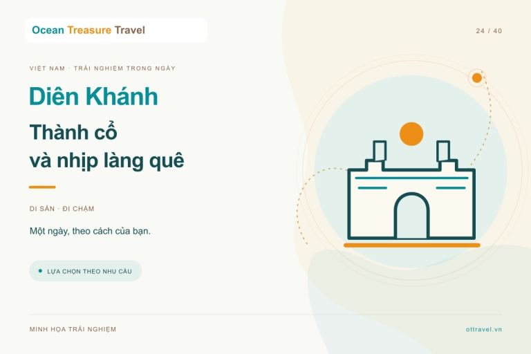 Hình minh họa trải nghiệm: Diên Khánh: thành cổ và làng quê theo nhịp chậm