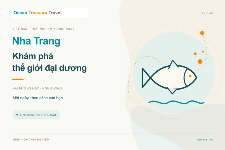 Hình minh họa trải nghiệm: Nha Trang: Viện Hải dương học và Hòn Chồng cho gia đình